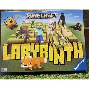 Minecraft Labyrinth Board Game By Ravensburger  - 2-4 Players 7+